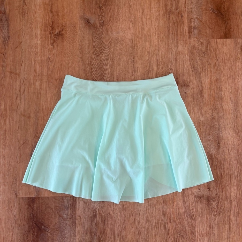 Nike Dri-fit Women's XL Mint GREEN Athletic Golf Tenniscore Sporty Skort Skirt - Picture 6 of 6